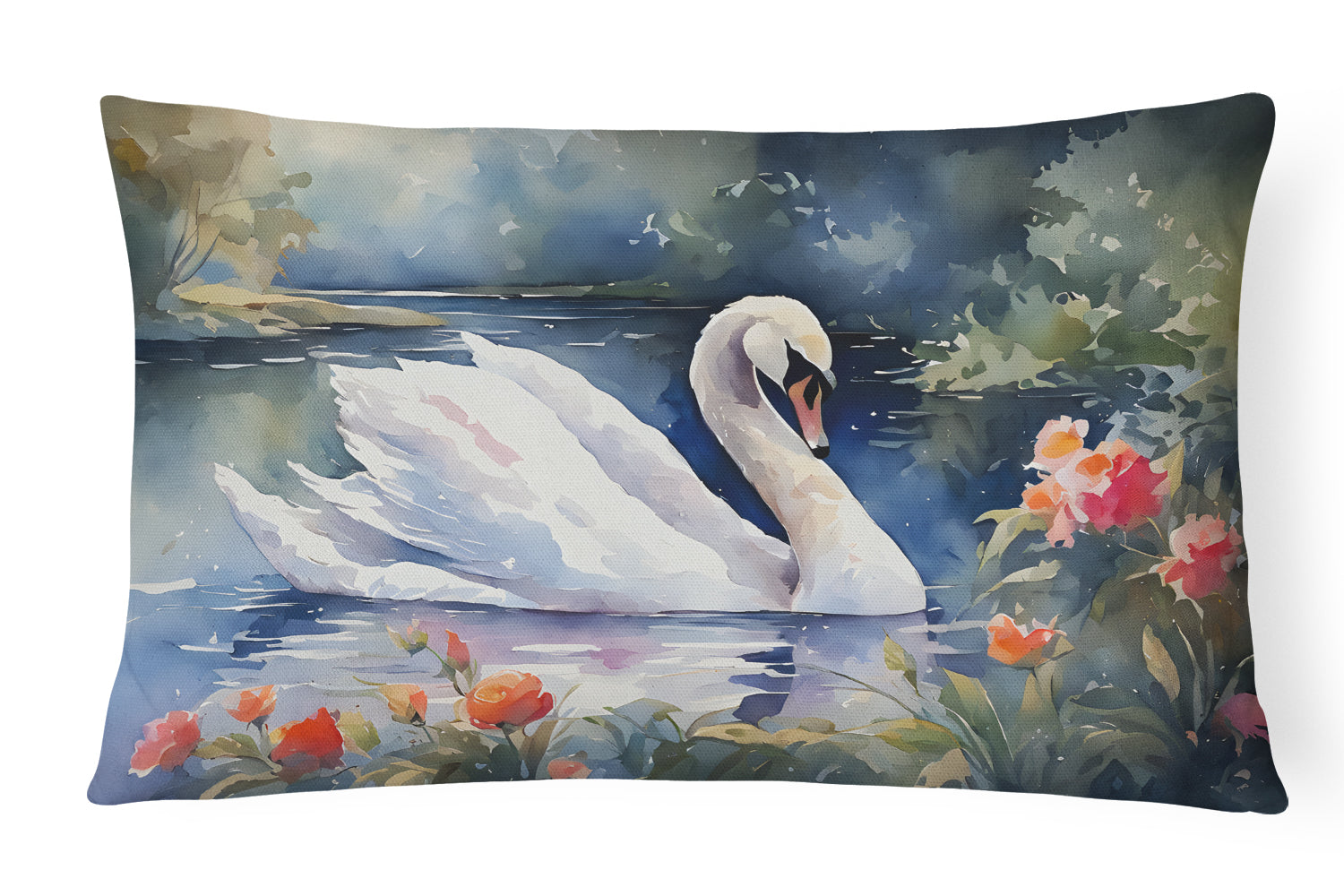 Buy this Swan Throw Pillow