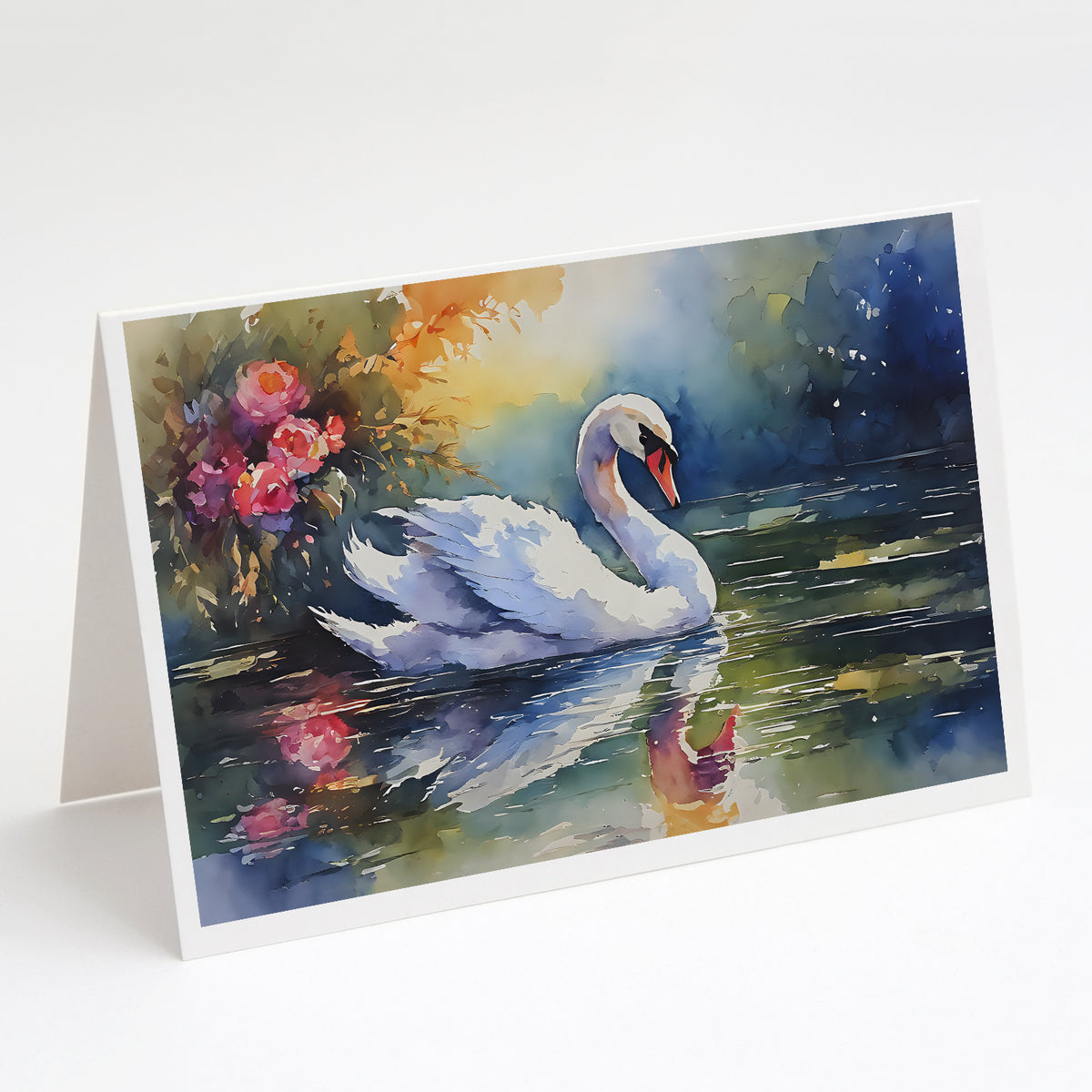 Buy this Swan Greeting Cards Pack of 8