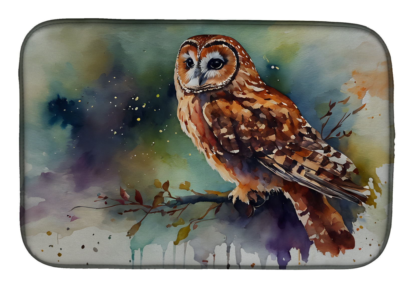 Buy this Tawny Owl Dish Drying Mat