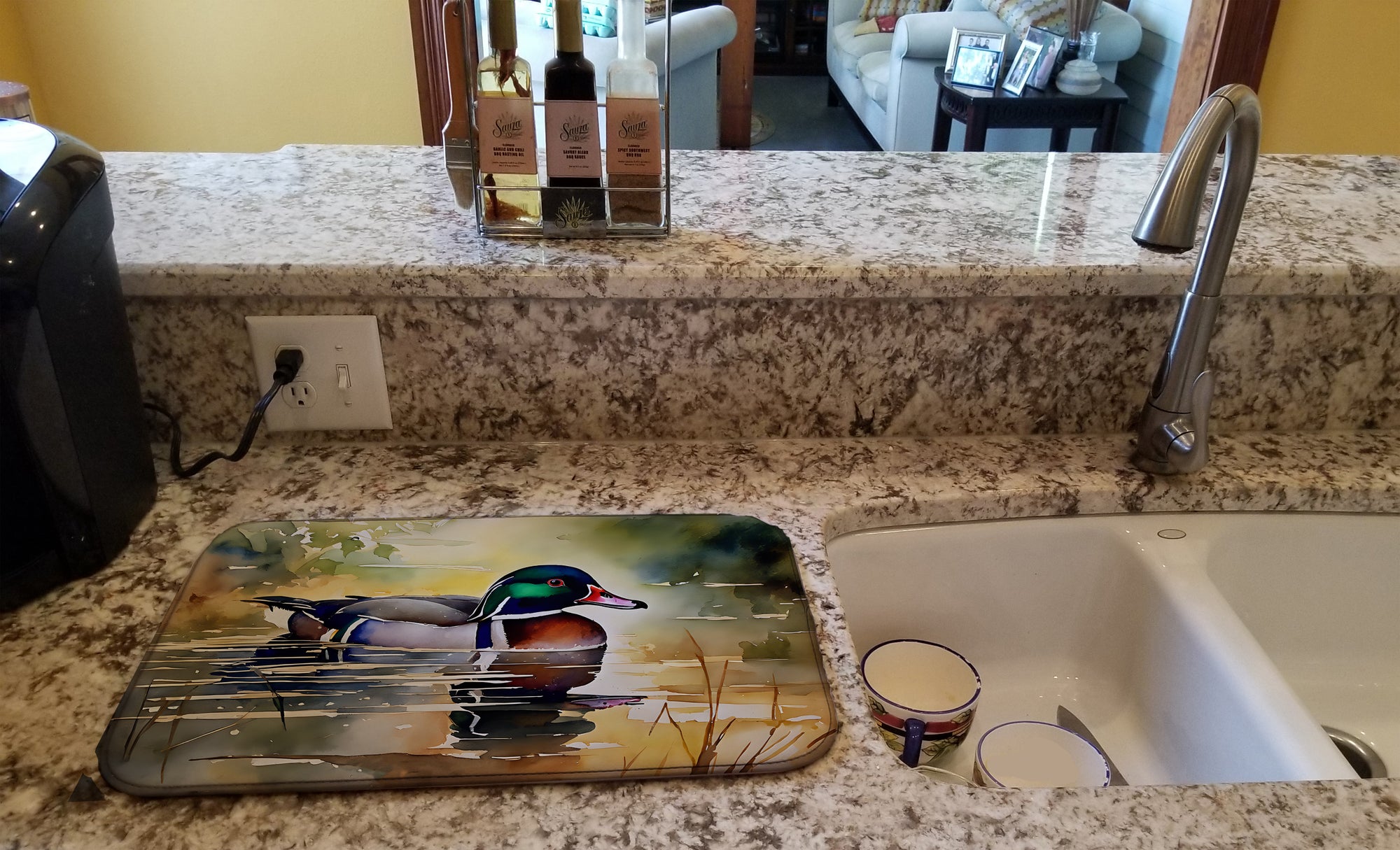 Buy this Wood Duck Dish Drying Mat