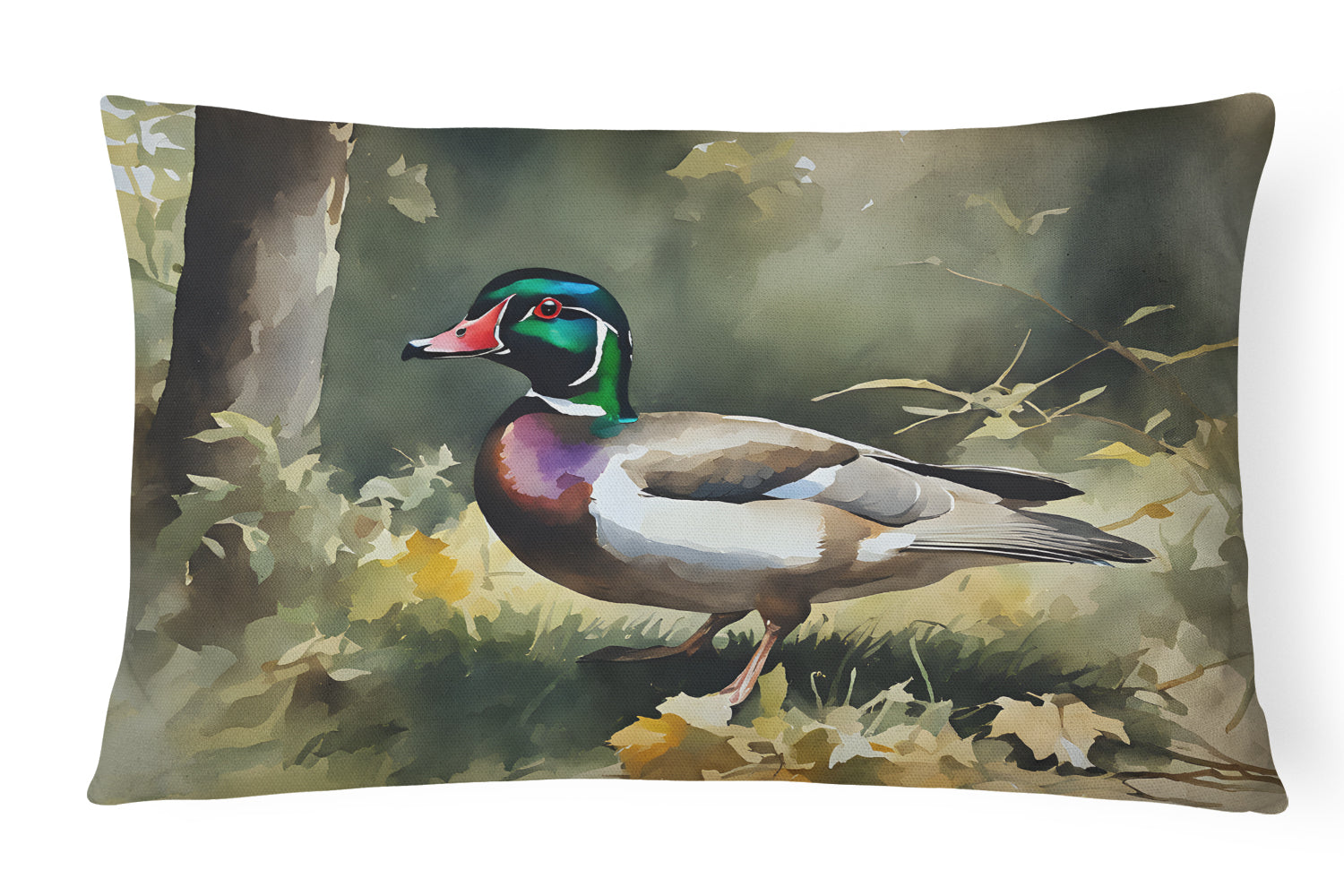 Buy this Wood Duck Throw Pillow