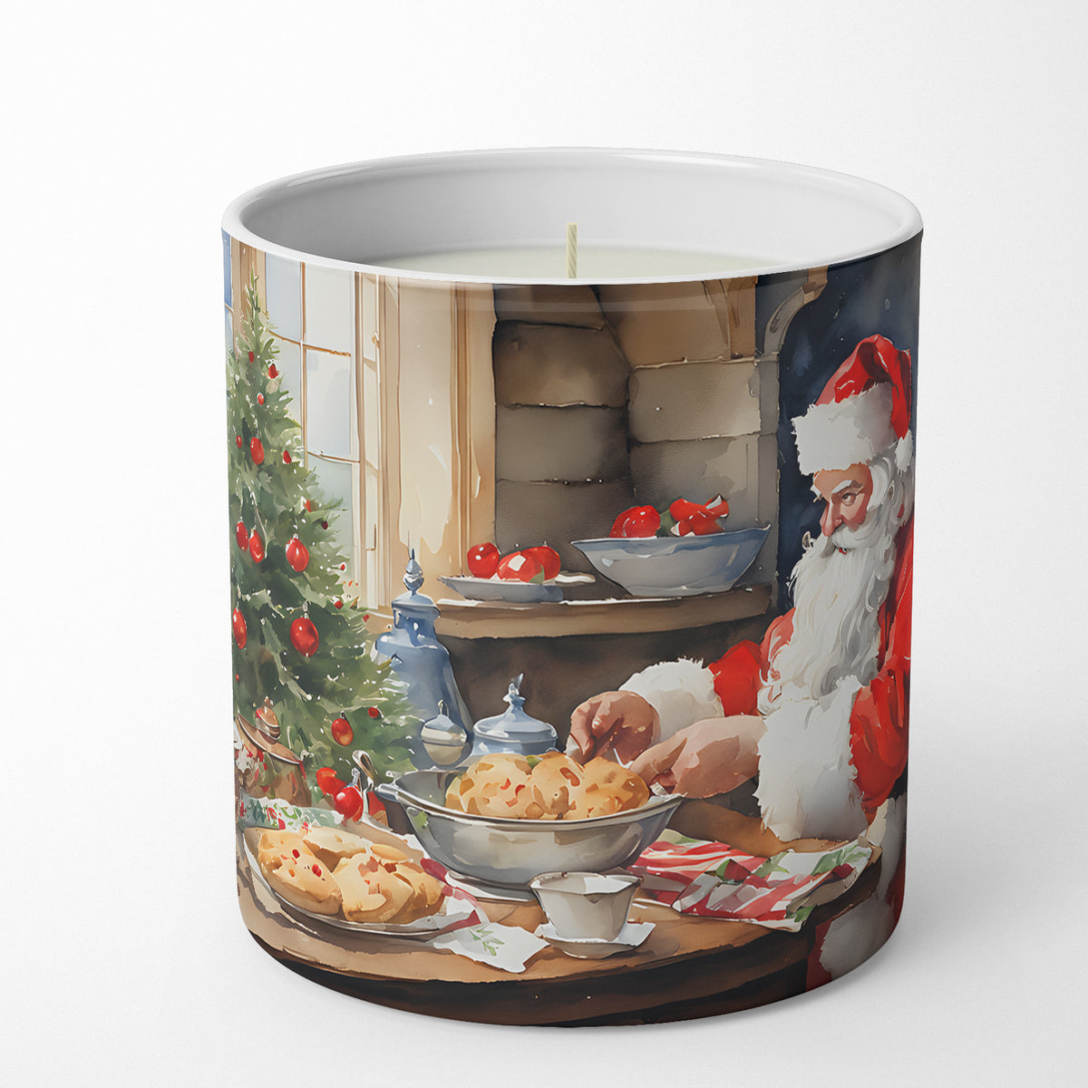 Buy this Cookies with Santa Claus Decorative Soy Candle