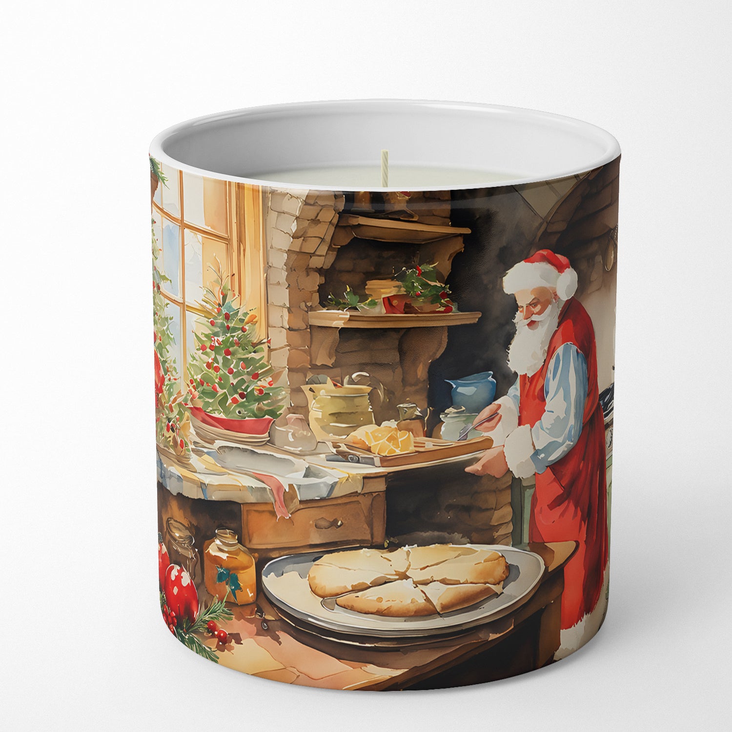 Buy this Cookies with Santa Claus Decorative Soy Candle