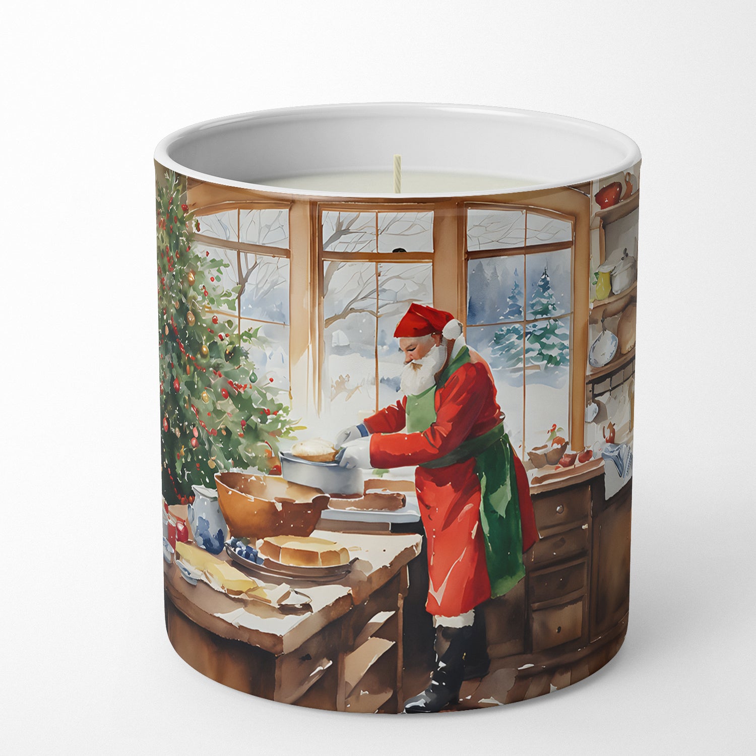 Buy this Cookies with Santa Claus Weihnachtsmann Decorative Soy Candle