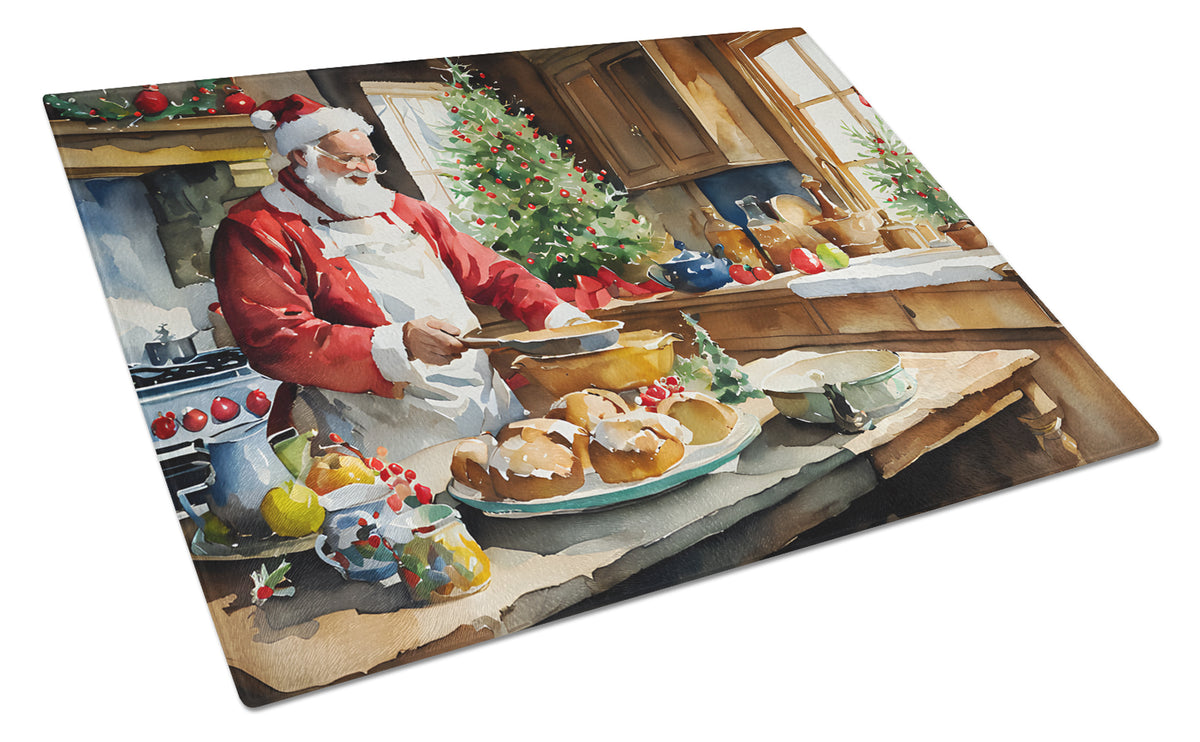 Buy this Cookies with Santa Claus Weihnachtsmann Glass Cutting Board Large