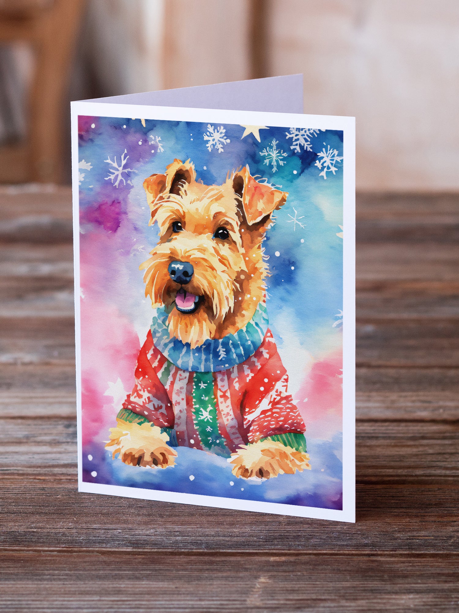 Buy this Airedale Terrier Christmas Greeting Cards Pack of 8