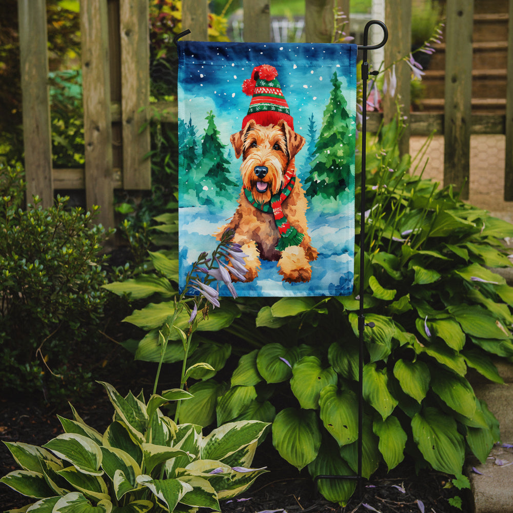 Buy this Airedale Terrier Christmas Garden Flag