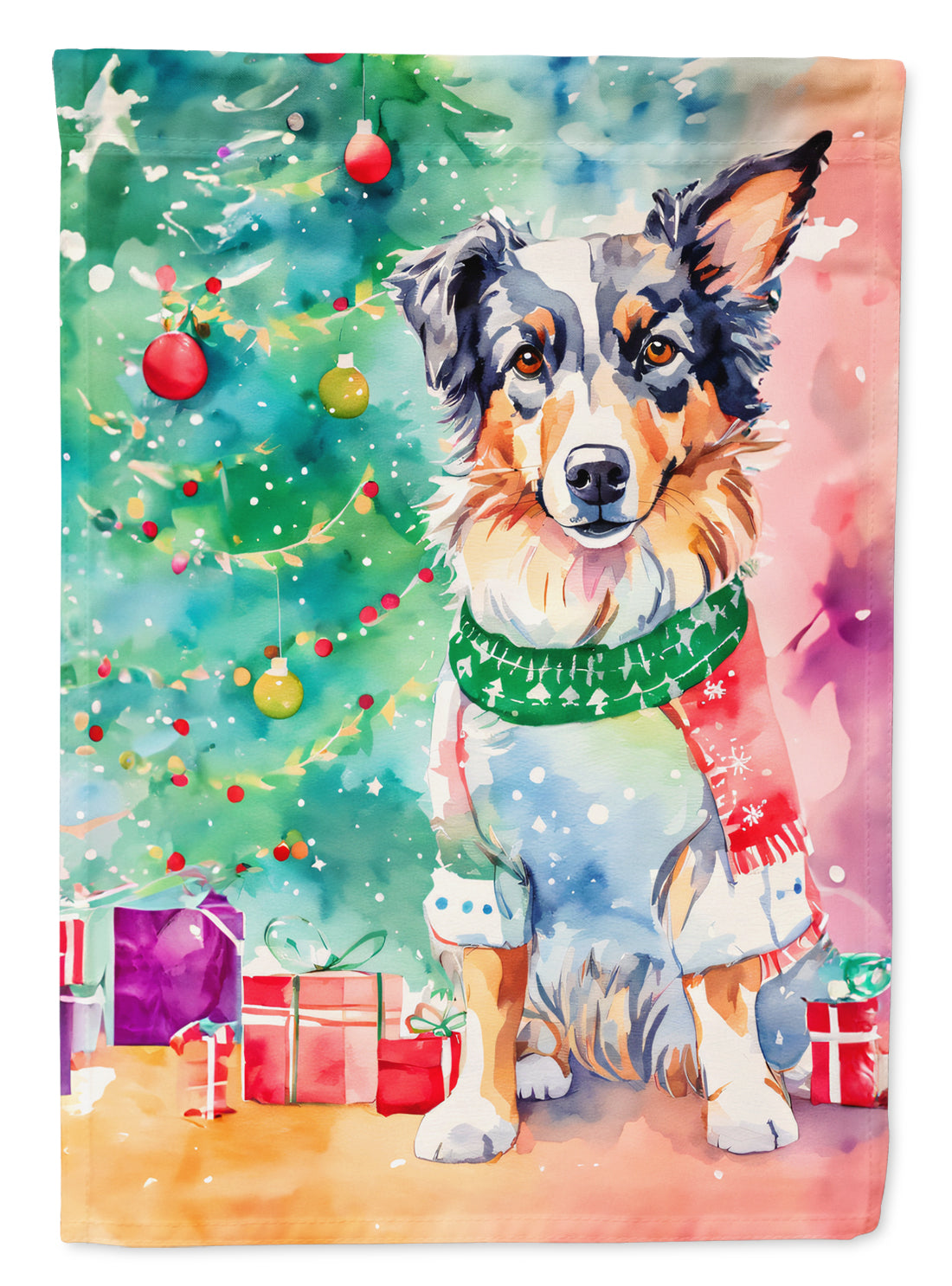 Buy this Australian Shepherd Christmas Garden Flag