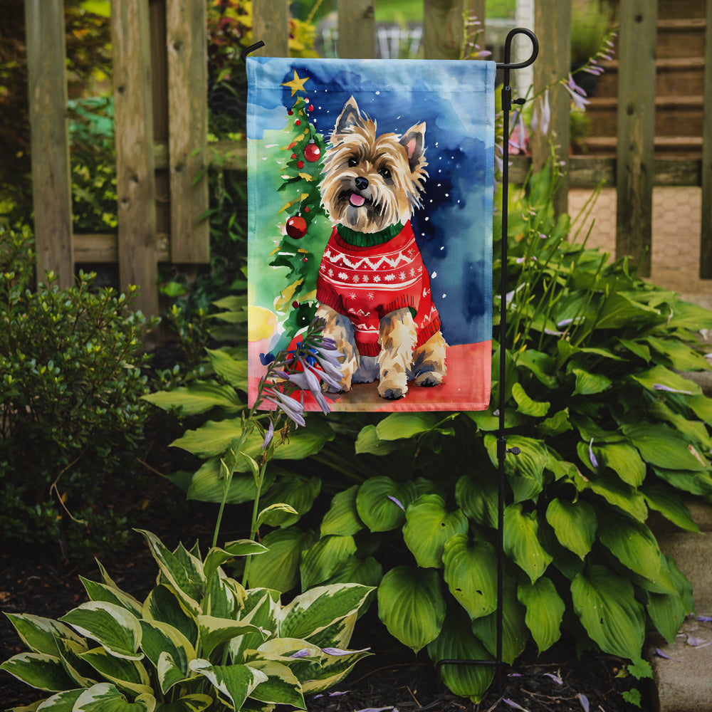 Buy this Cairn Terrier Christmas Garden Flag