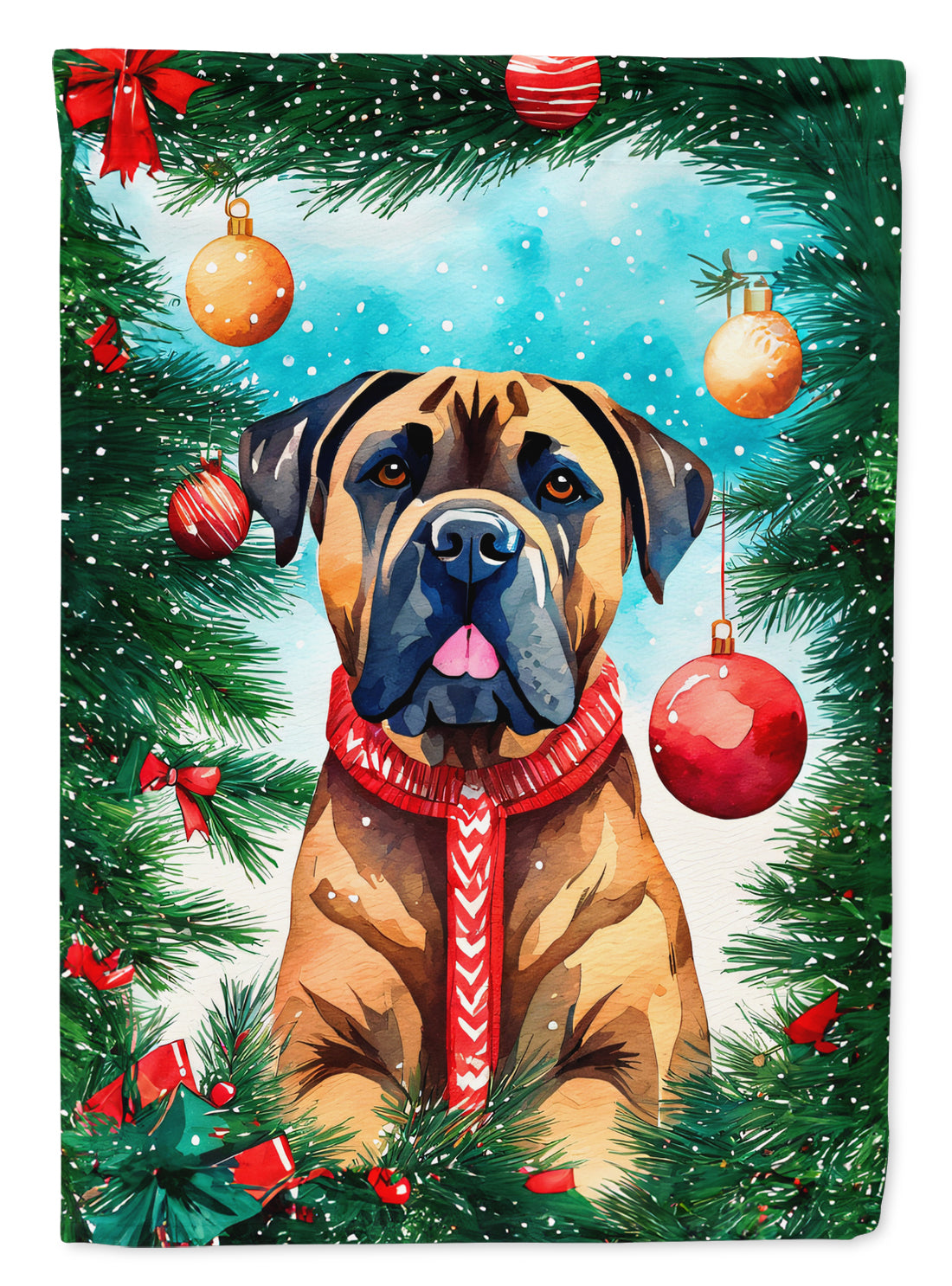 Buy this Cane Corso Christmas Garden Flag