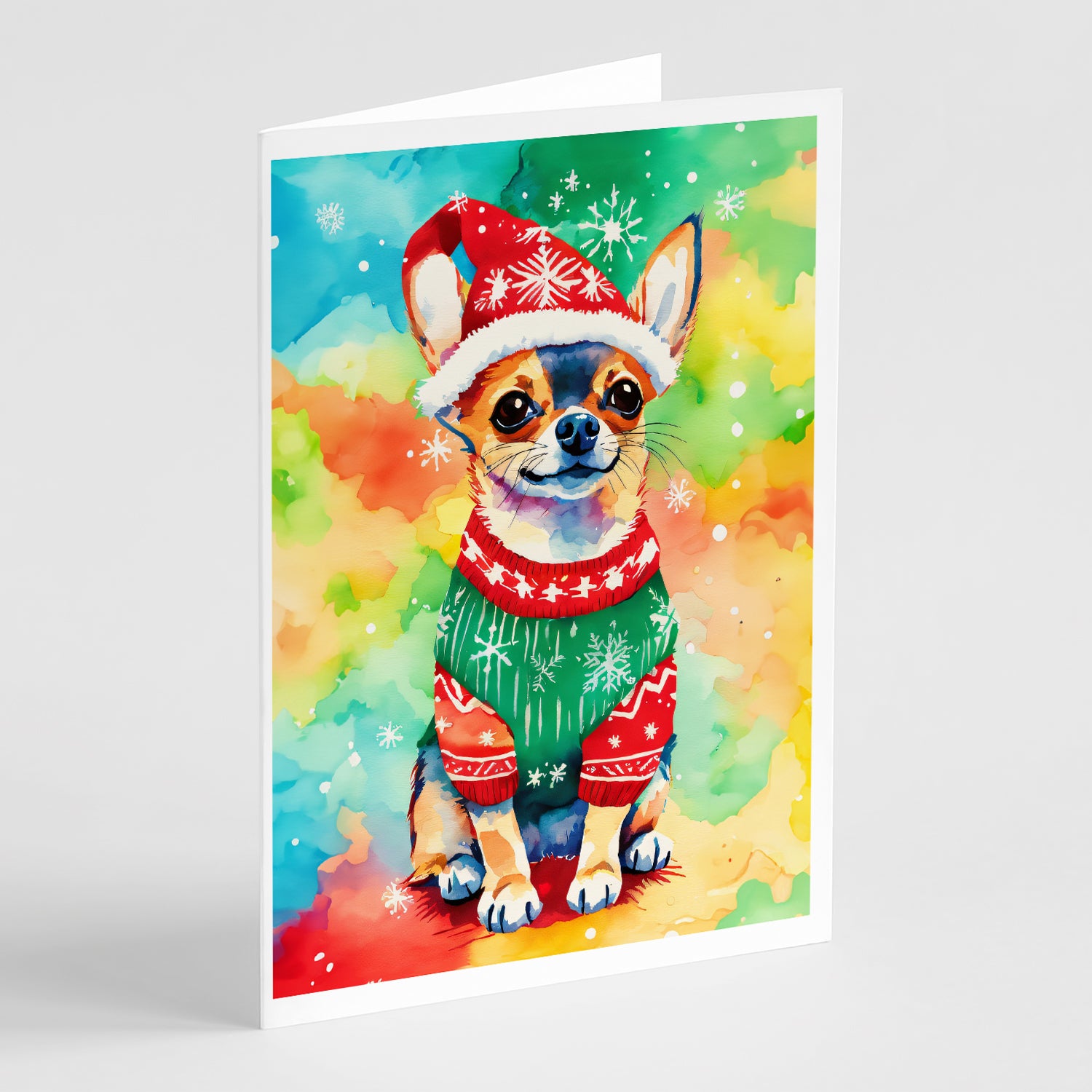 Buy this Chihuahua Christmas Greeting Cards Pack of 8