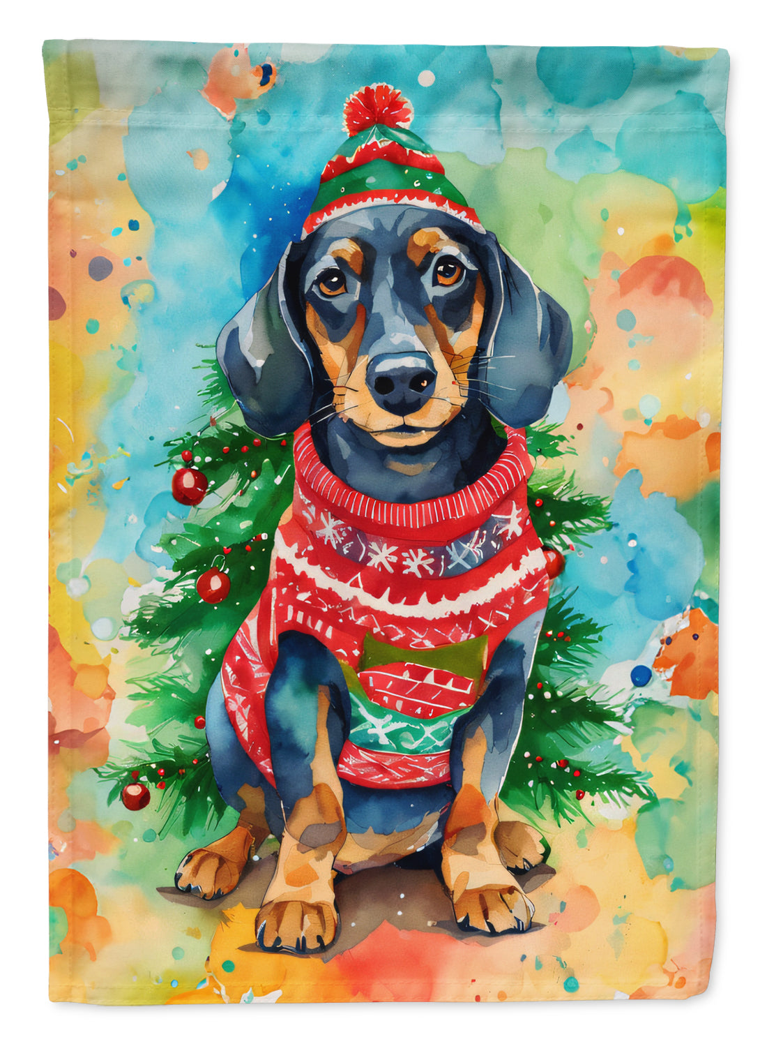 Buy this Dachshund Christmas Garden Flag