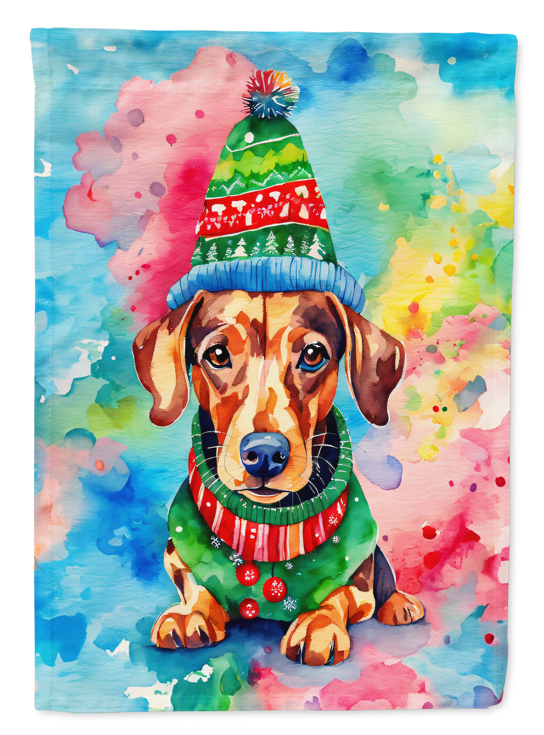 Buy this Dachshund Christmas Garden Flag