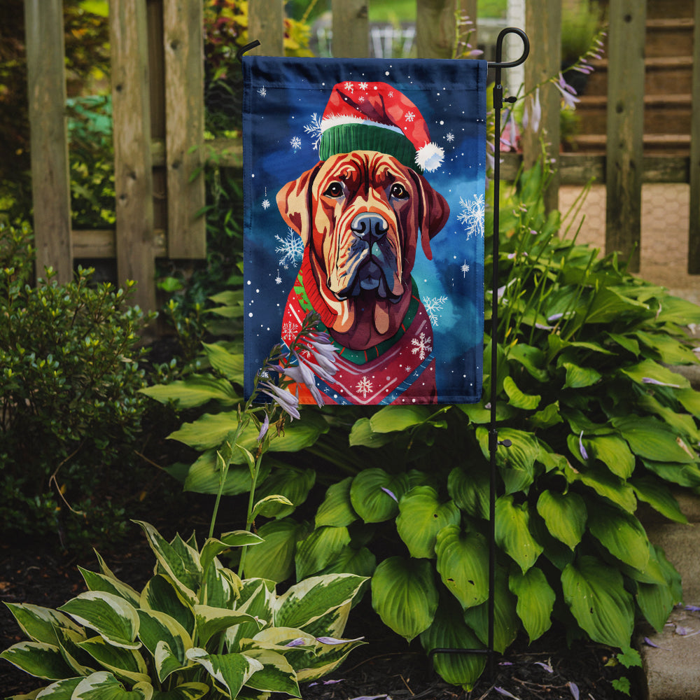 Buy this Dogue de Bordeaux Christmas Garden Flag