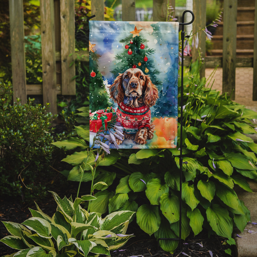 Buy this English Cocker Spaniel Christmas Garden Flag