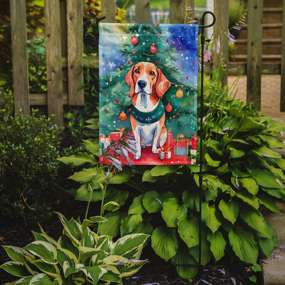 Buy this English Foxhound Christmas Garden Flag