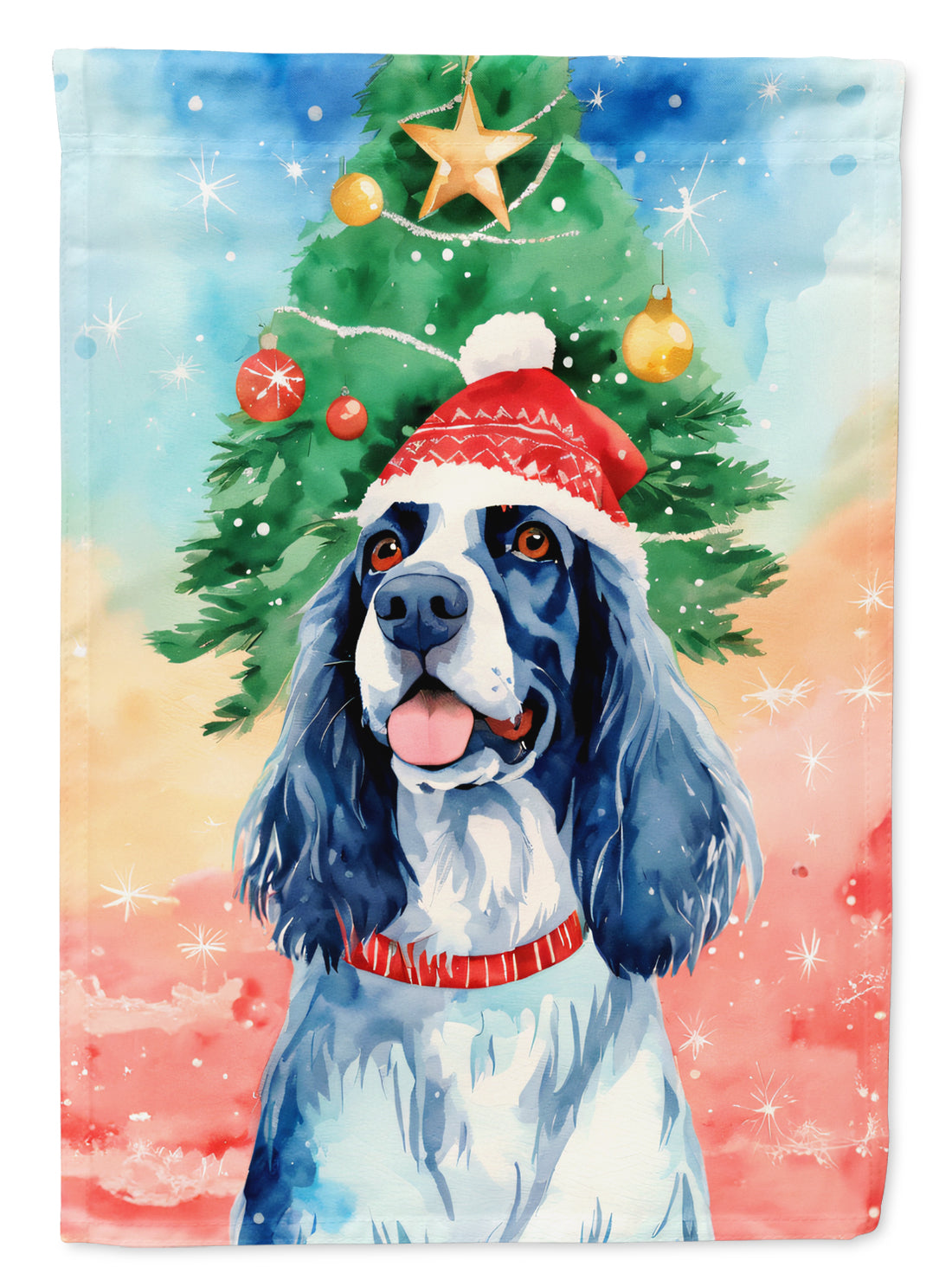 Buy this English Setter Christmas Garden Flag