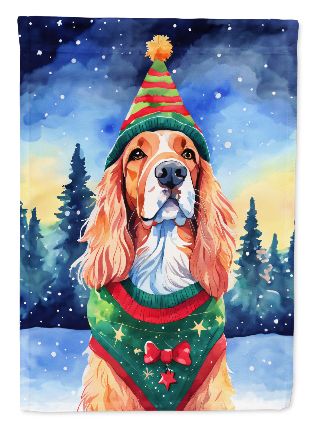 Buy this English Setter Christmas Garden Flag