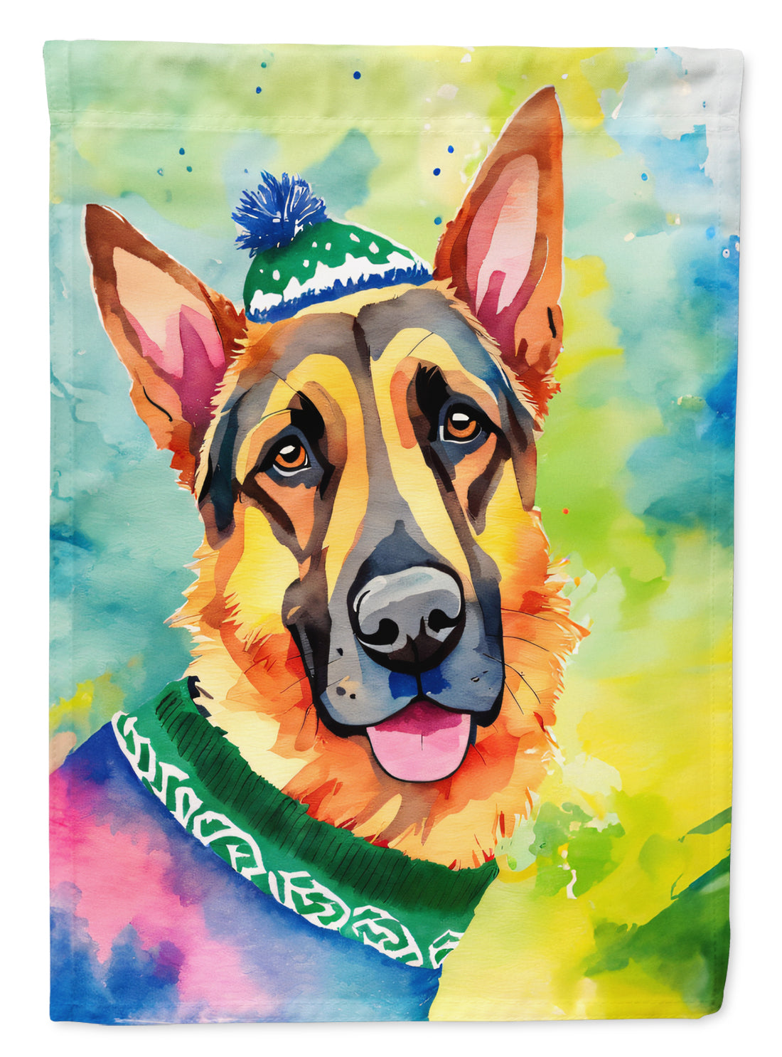 Buy this German Shepherd Christmas Garden Flag