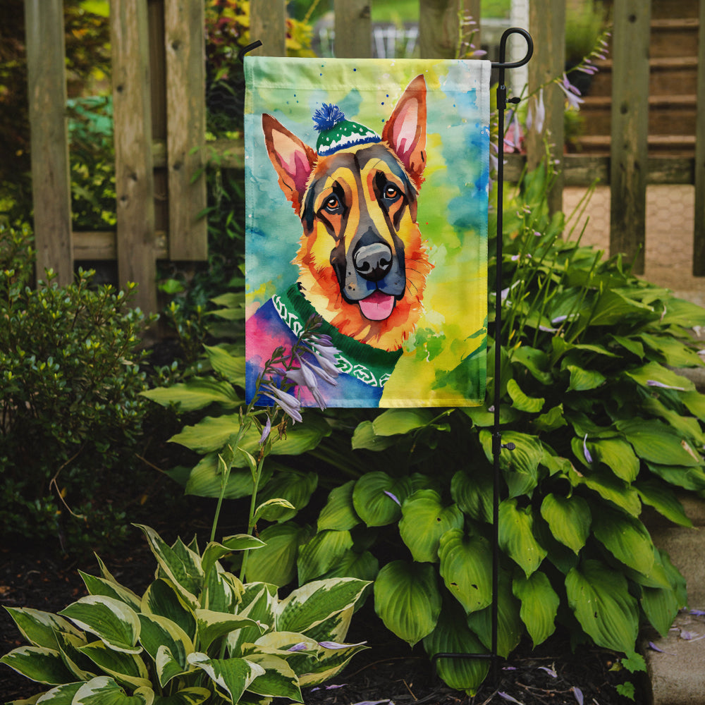 Buy this German Shepherd Christmas Garden Flag