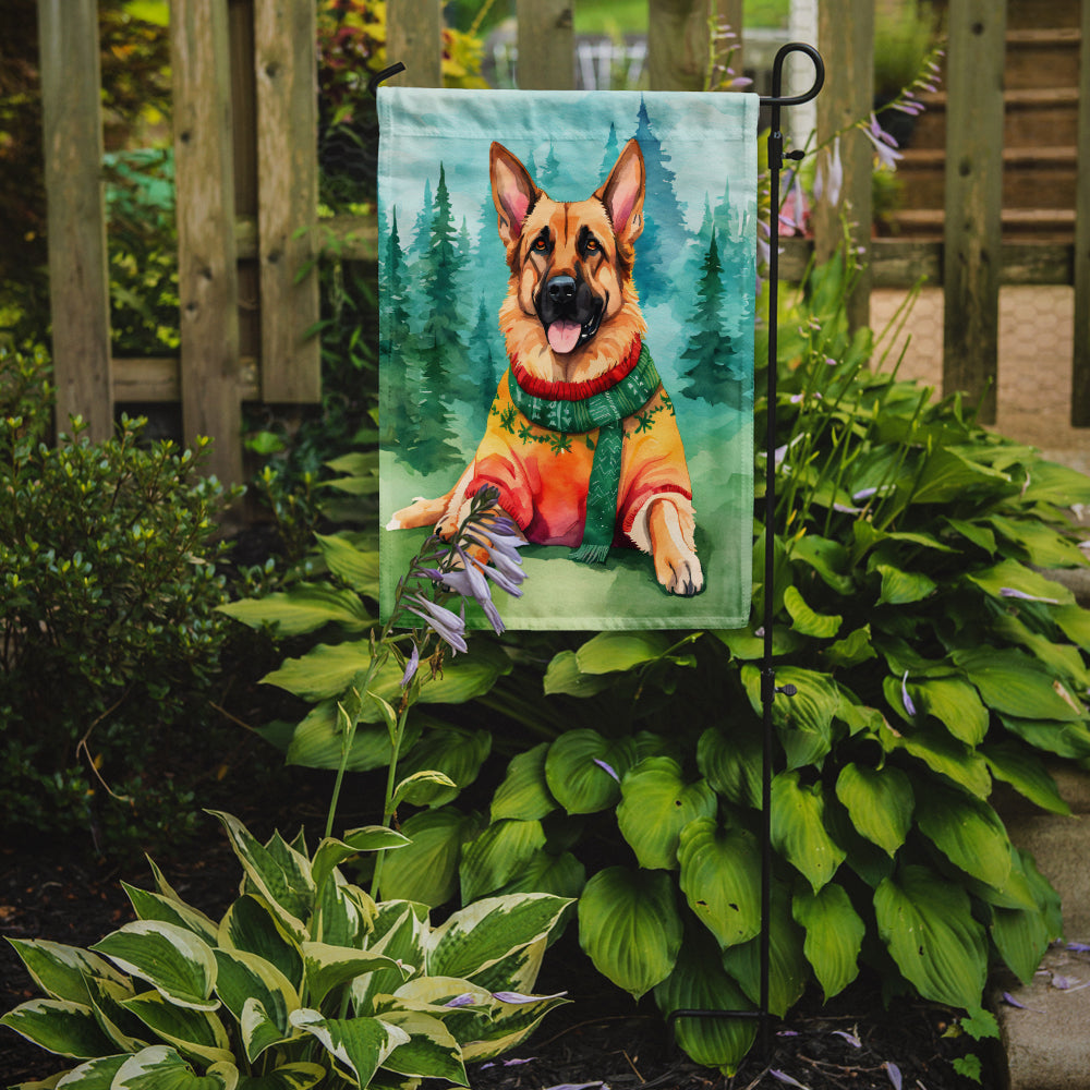 Buy this German Shepherd Christmas Garden Flag