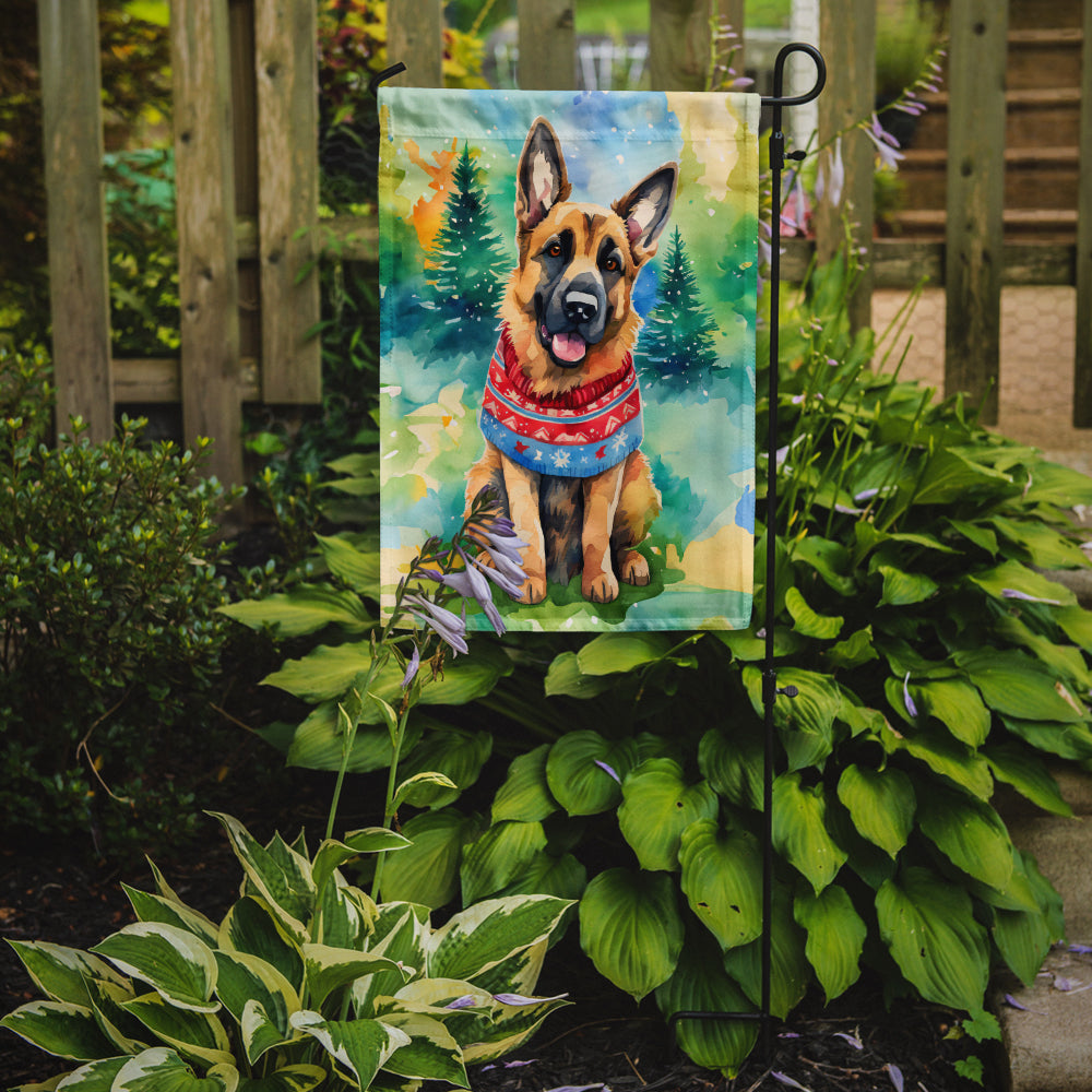 Buy this German Shepherd Christmas Garden Flag