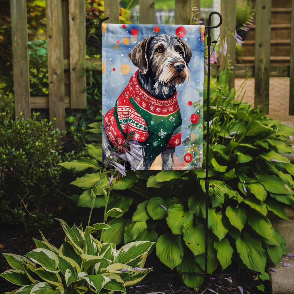 Buy this German Wirehaired Pointer Christmas Garden Flag