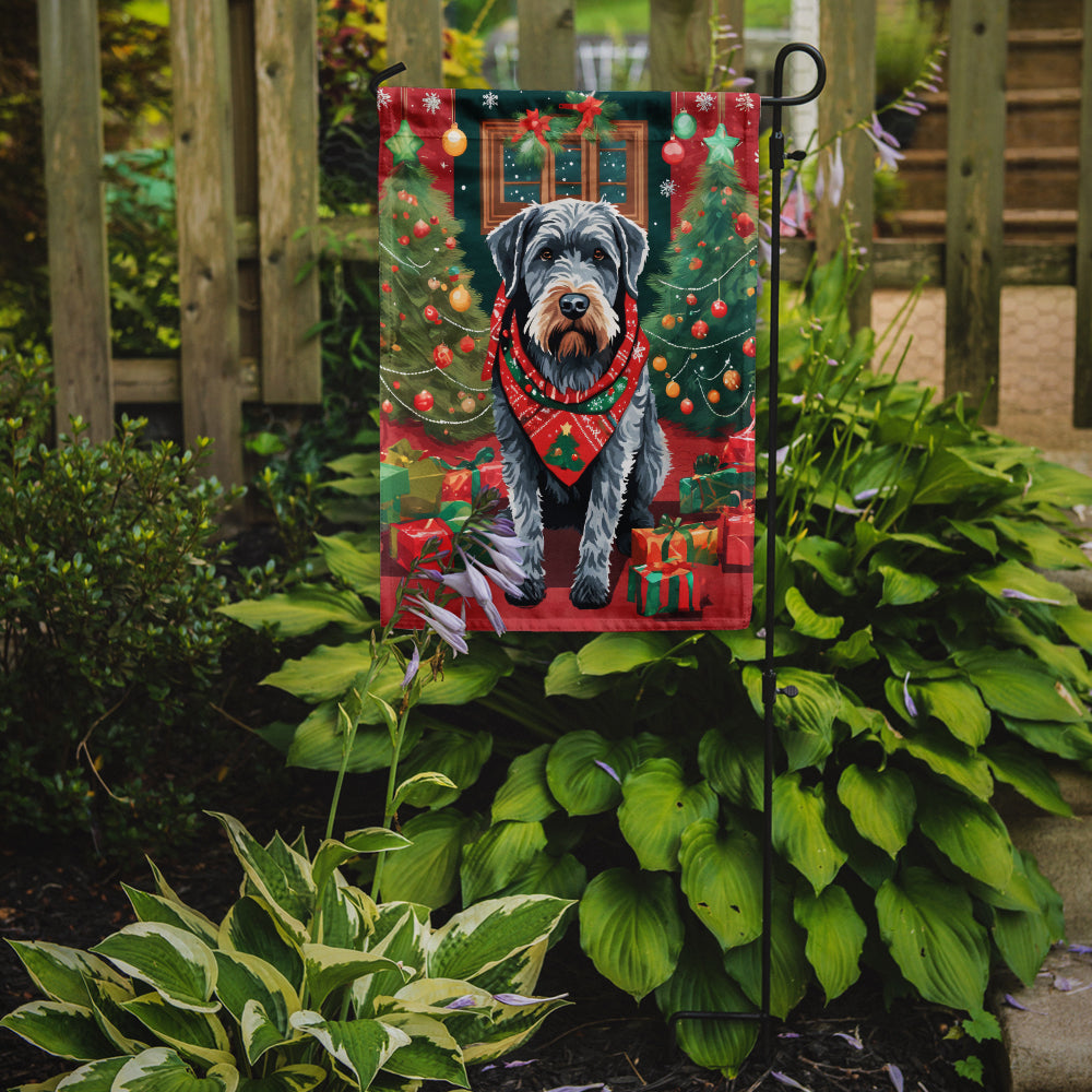 German Wirehaired Pointer Christmas Garden Flag