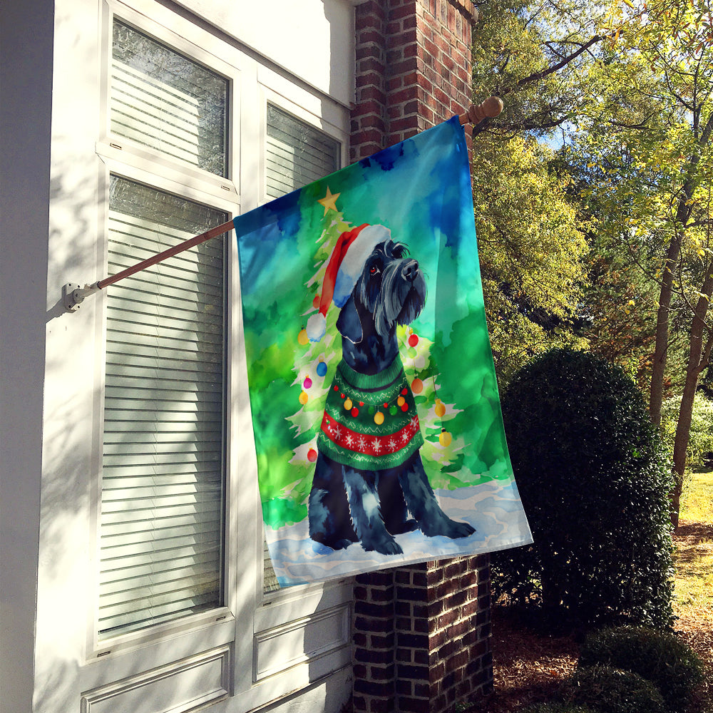 Buy this Giant Schnauzer Christmas House Flag