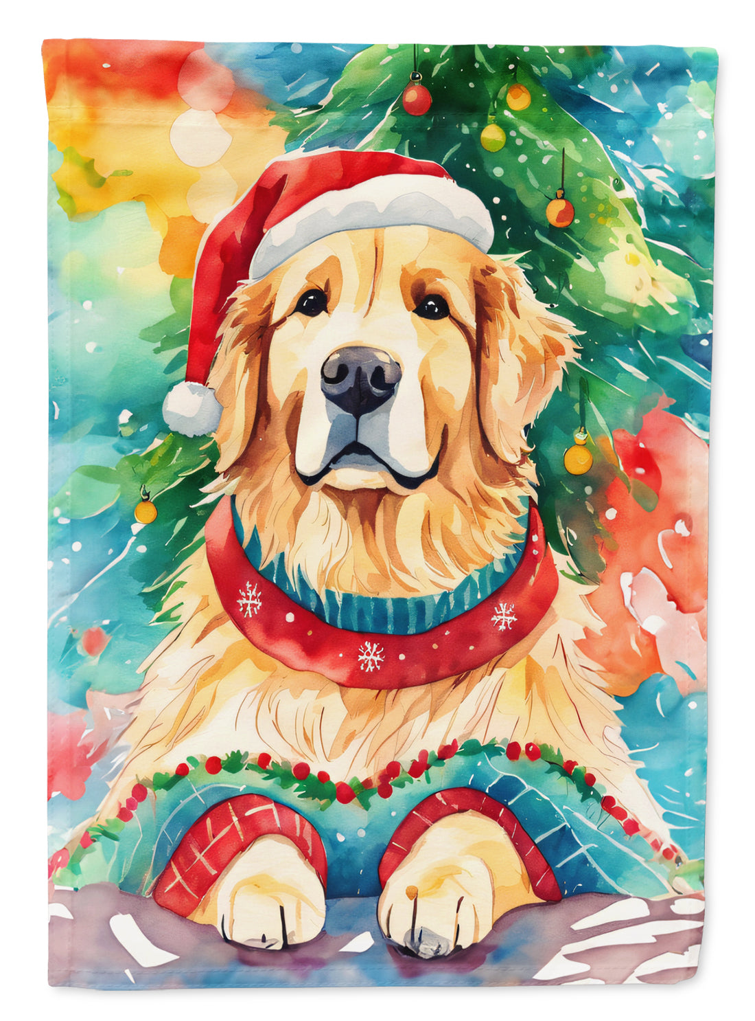 Buy this Golden Retriever Christmas Garden Flag