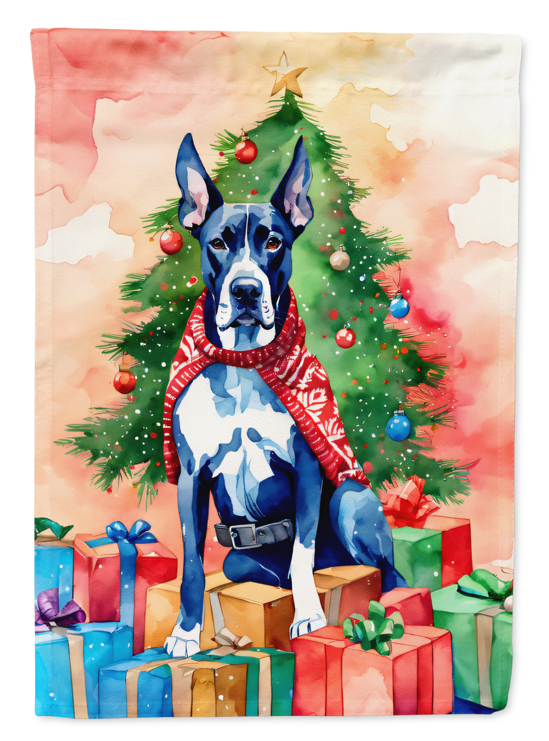 Buy this Great Dane Christmas Garden Flag