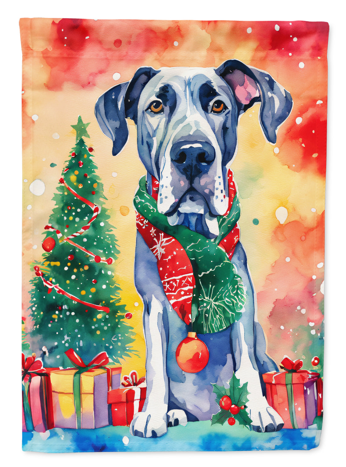 Buy this Great Dane Christmas Garden Flag