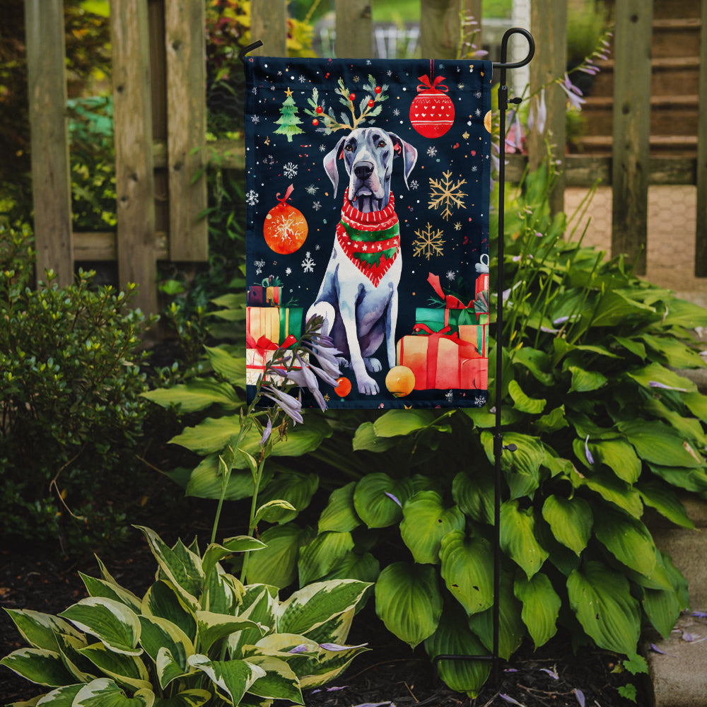 Great Dane Christmas Garden Flag