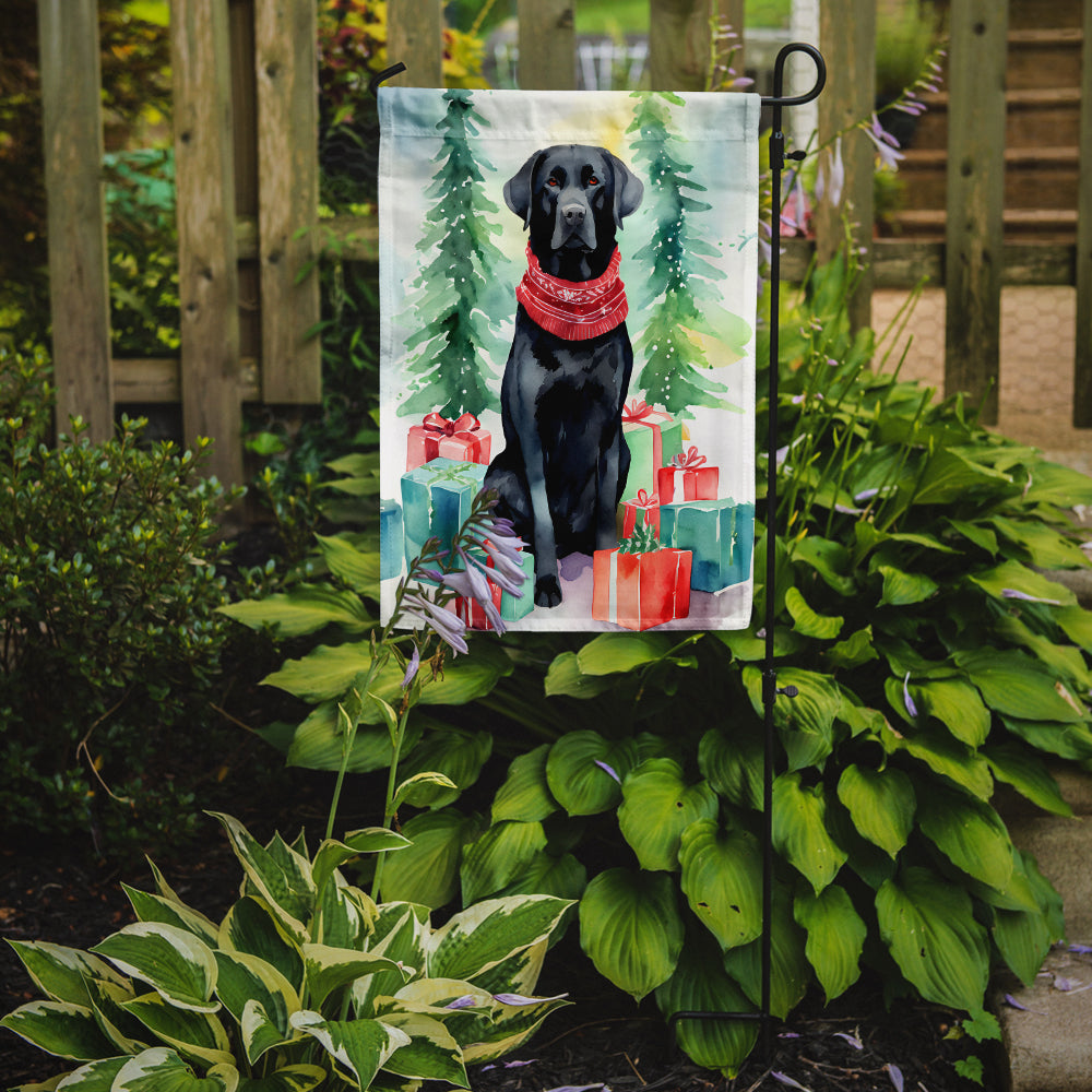 Buy this Black Labrador Retriever Christmas Garden Flag