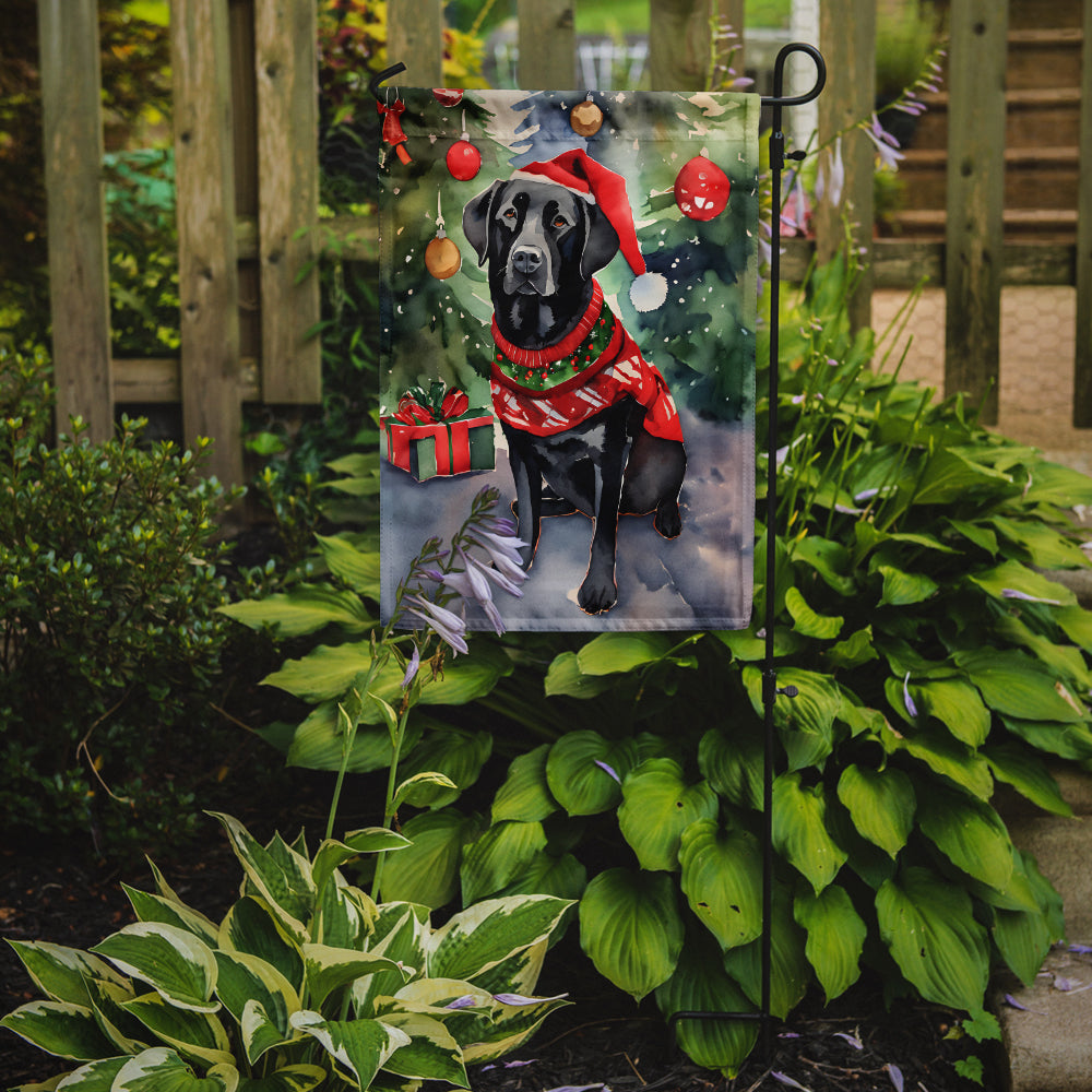 Buy this Black Labrador Retriever Christmas Garden Flag