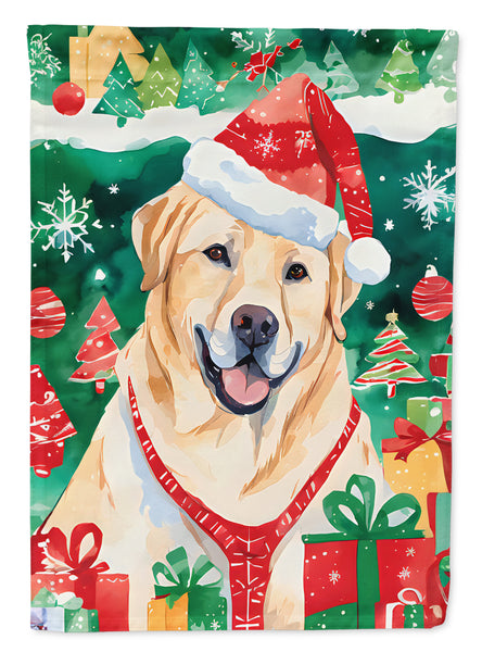 Buy this Yellow Labrador Retriever Christmas Garden Flag