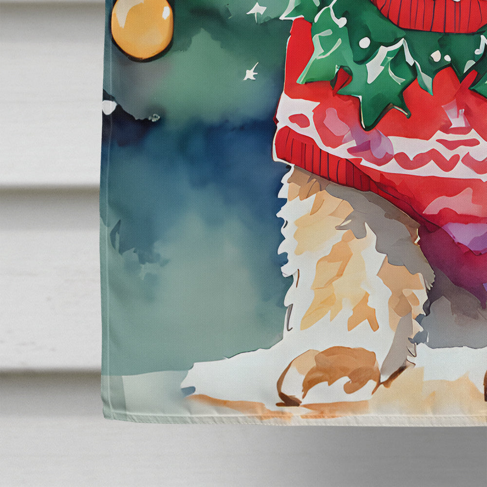 Lakeland Terrier Christmas House Flag