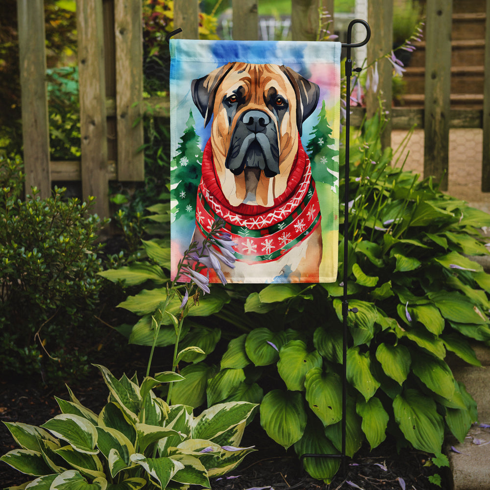 Buy this Mastiff Christmas Garden Flag