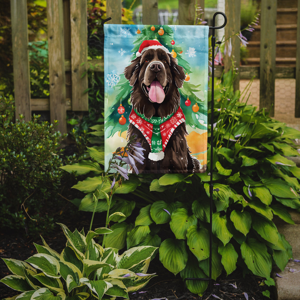 Newfoundland Christmas Garden Flag