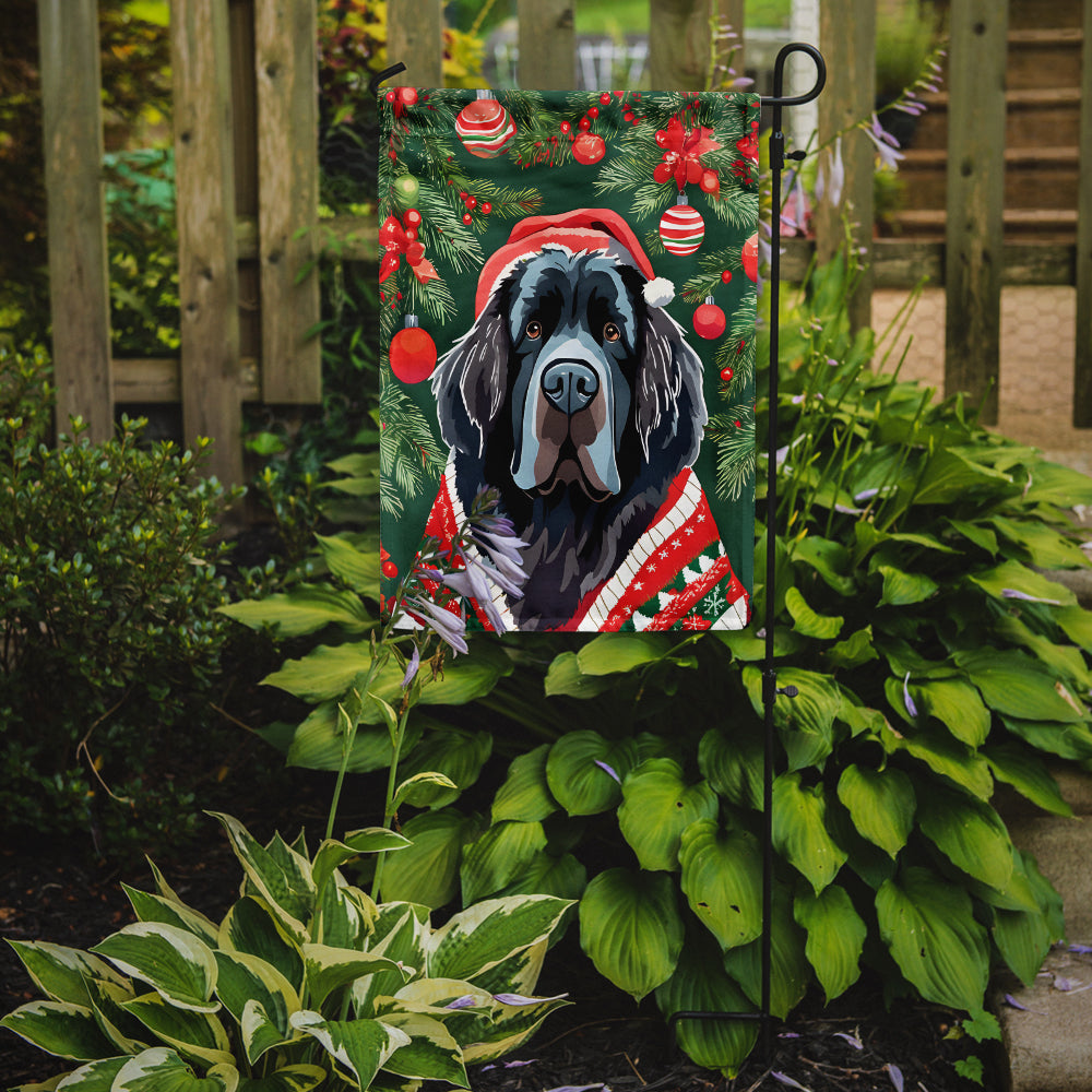 Newfoundland Christmas Garden Flag