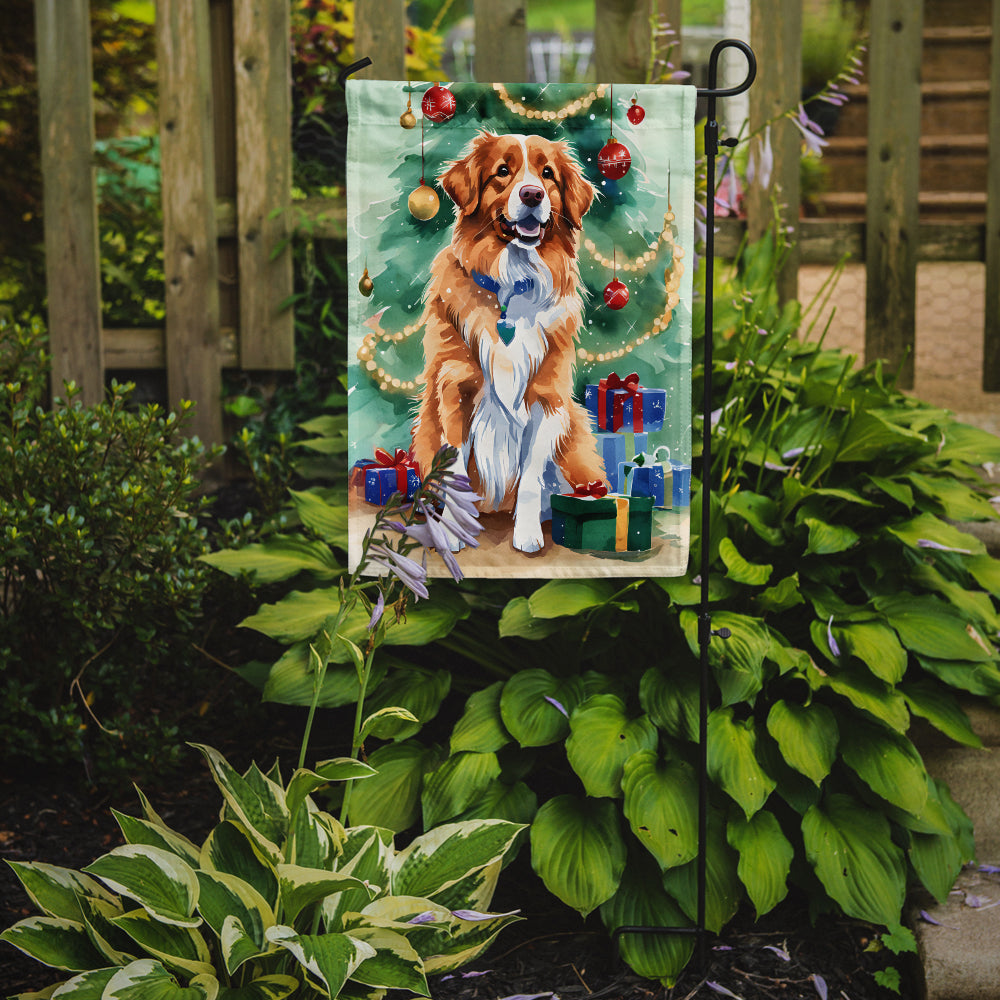 Nova Scotia Duck Toller Christmas Garden Flag