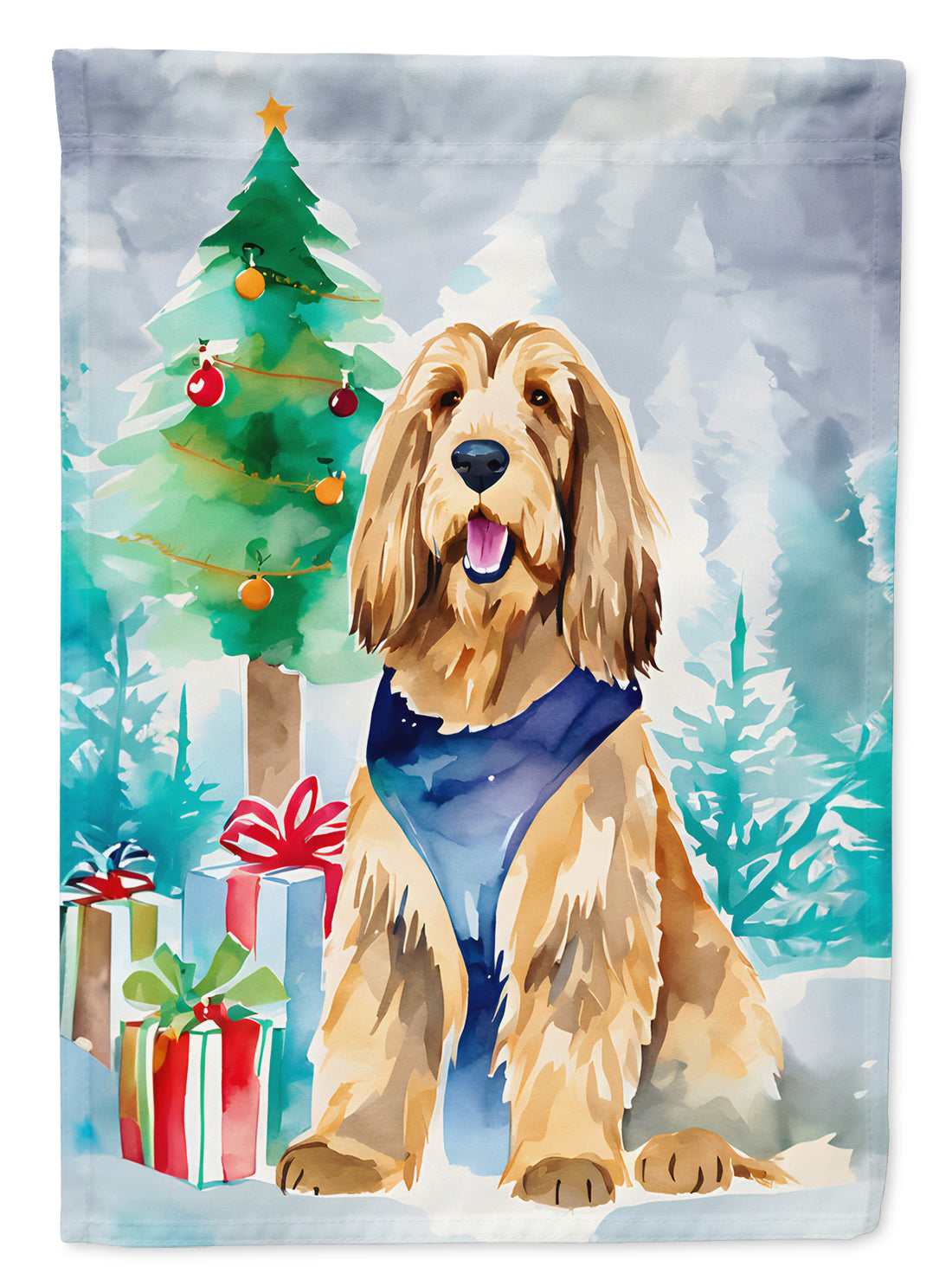 Buy this Otterhound Christmas Garden Flag