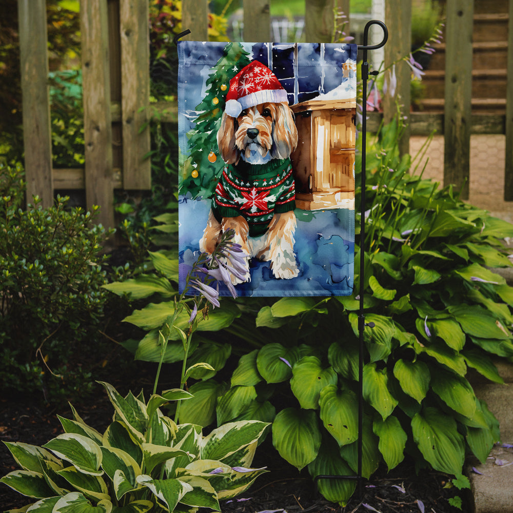 Buy this Petit Basset Griffon Vendeen Christmas Garden Flag