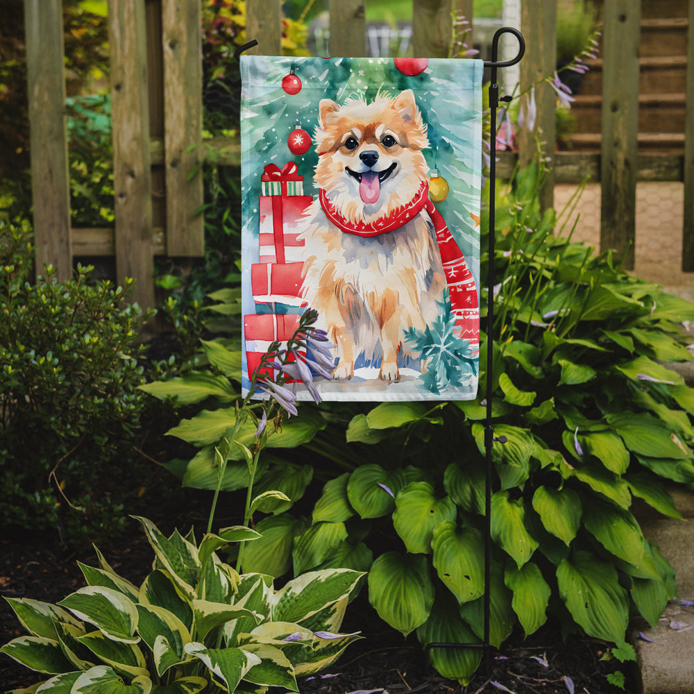 Buy this Pomeranian Christmas Garden Flag