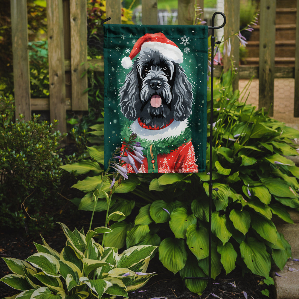 Buy this Portuguese Water Dog Christmas Garden Flag