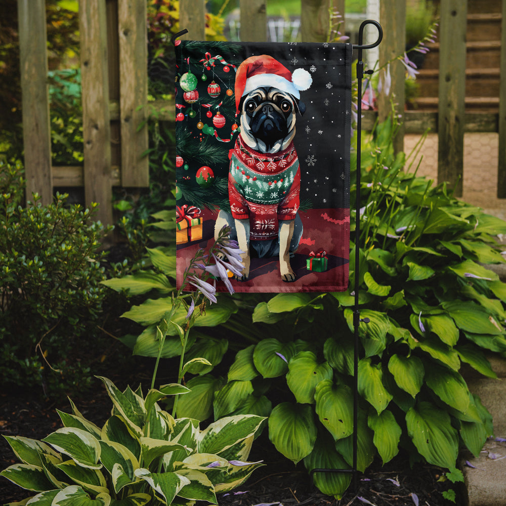 Buy this Pug Christmas Garden Flag