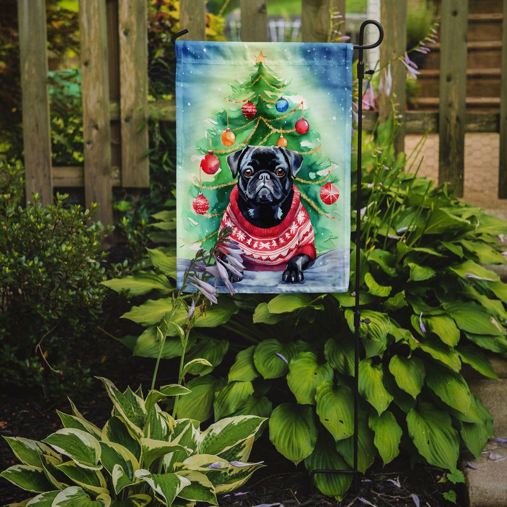 Buy this Pug Christmas Garden Flag