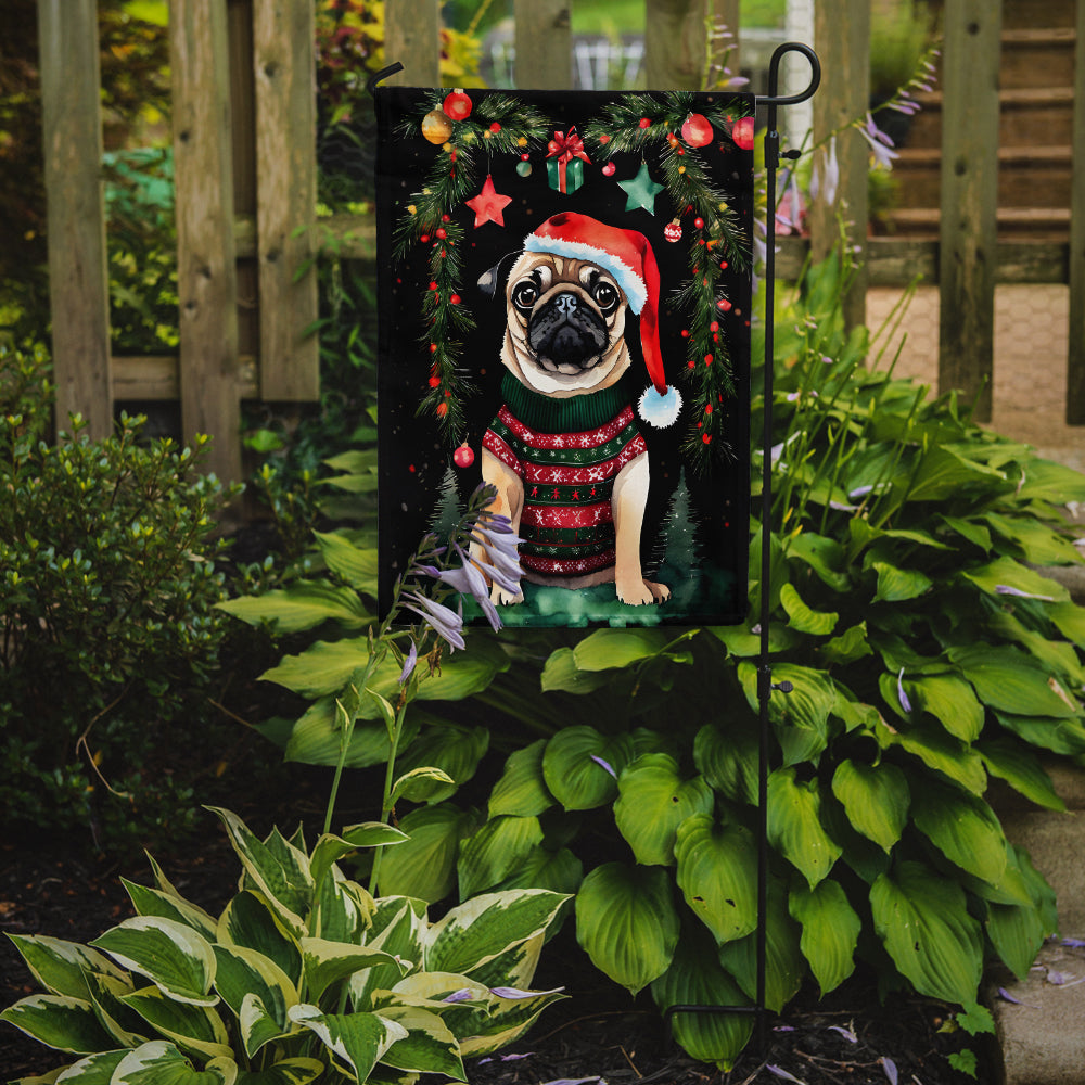 Buy this Pug Christmas Garden Flag