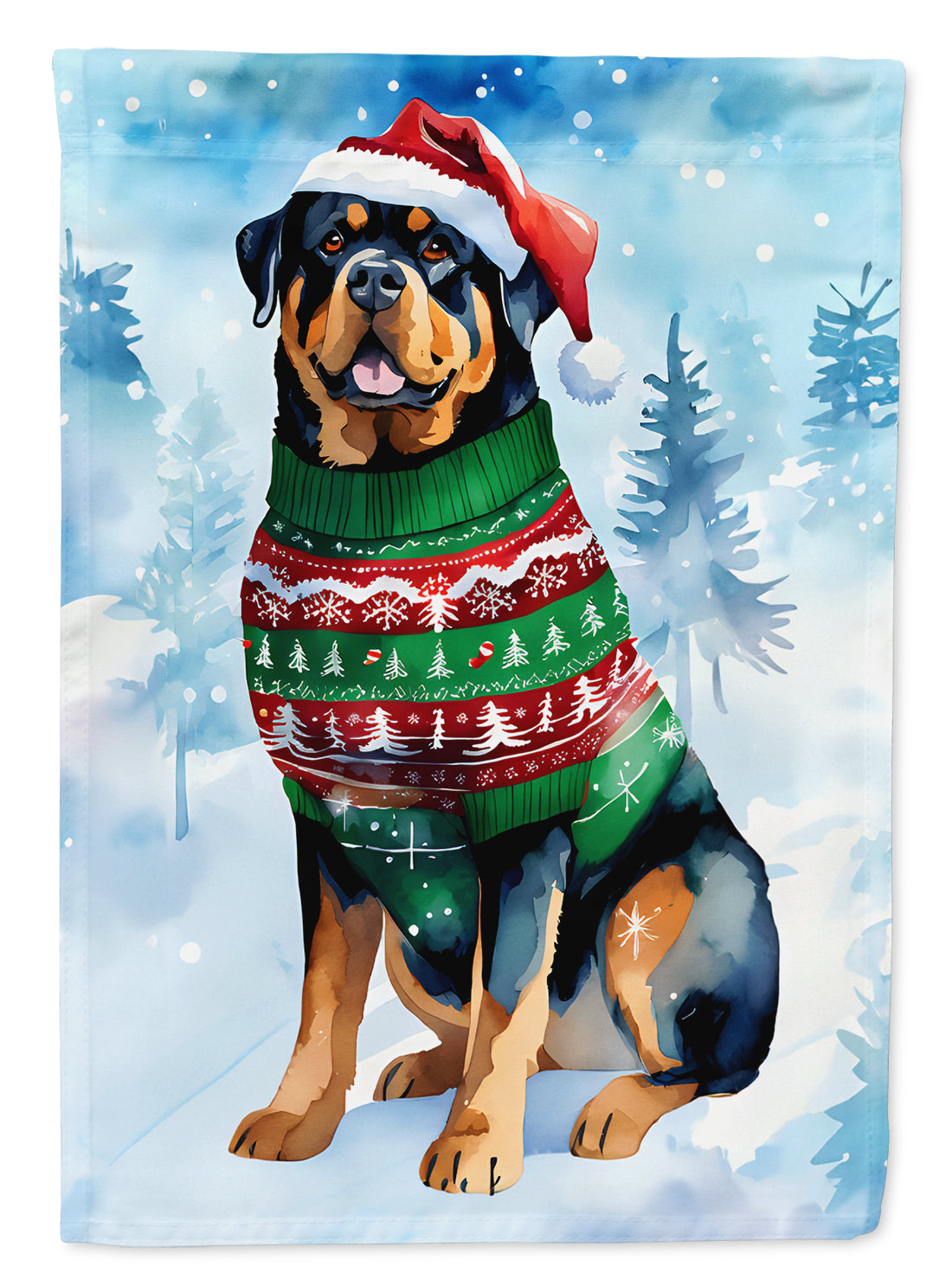 Buy this Rottweiler Christmas Garden Flag