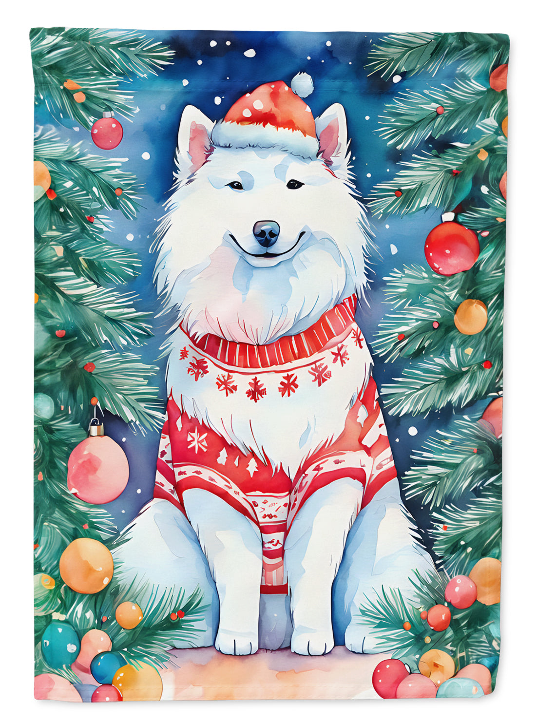 Buy this Samoyed Christmas Garden Flag